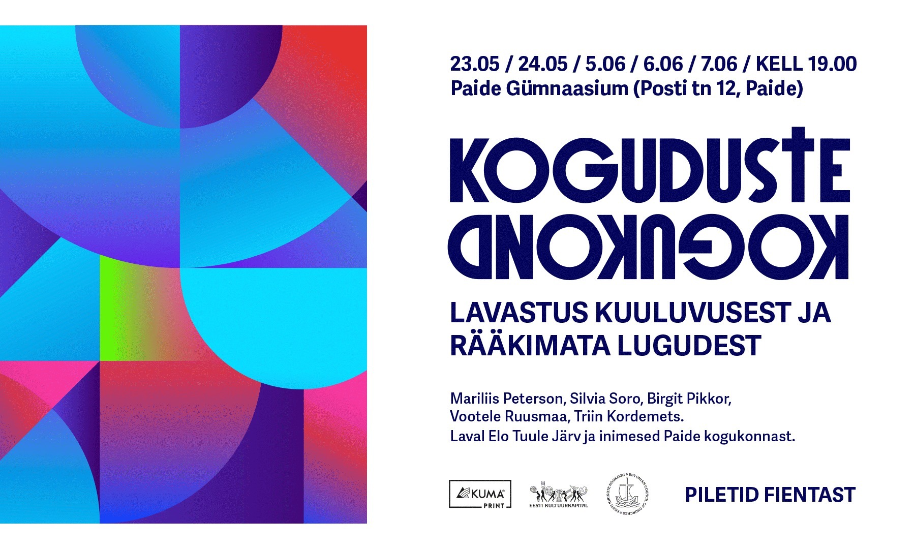 Paide teatri lavastuses "Kogudustekogukond" uuritakse kristlaseks saamise ja olemise lugu. Mängib ka kaks Türi koguduse liiget