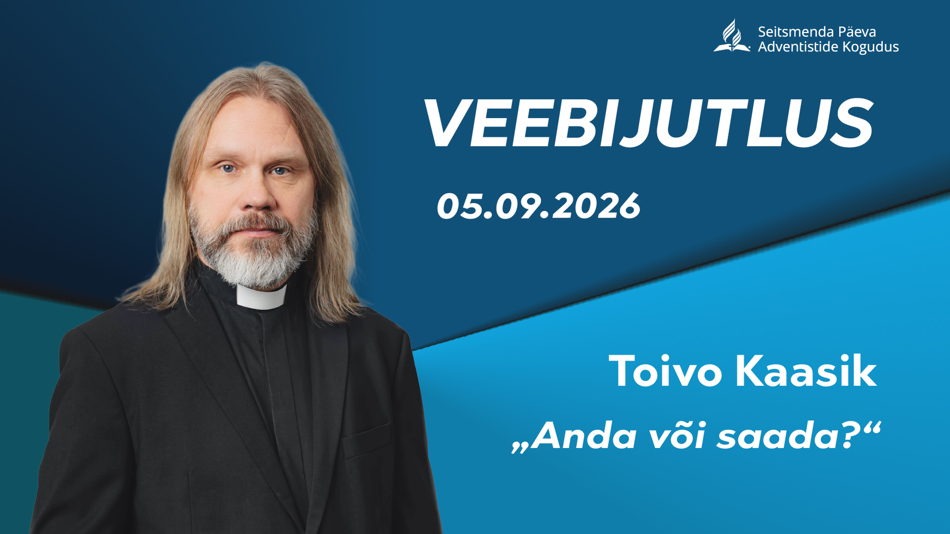 Toivo Kaasik: Anda või saada?