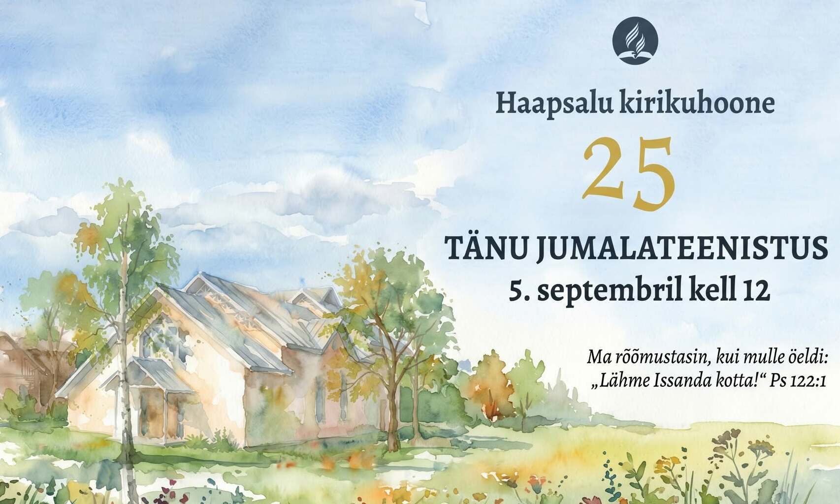 Haapsalu kogudus tähistas oma hoone 25. aastapäeva